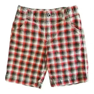 Marvel Spiderman plaid shorts. Size 4T.